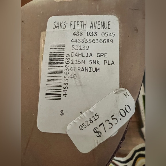 Jimmy Choo Red Snakeskin Leather Pumps Sz. 40 US 9 NEW! - Picture 3 of 9